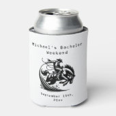Rodeo Can Cooler | Bachelor Party für Pferde Dosenkühler (Kanne Vorderseite)