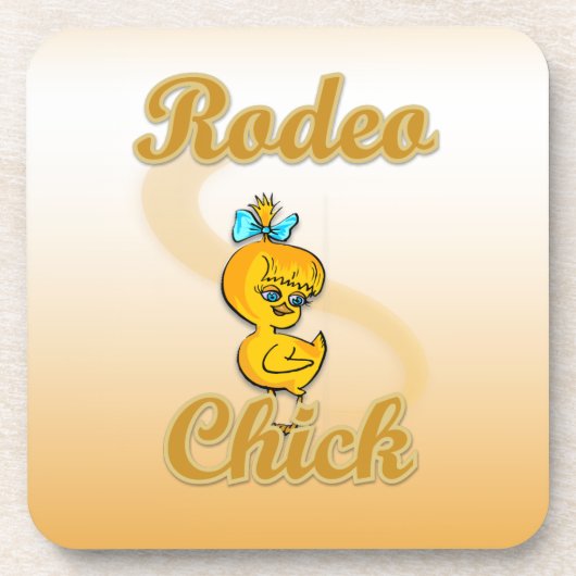 Rodeo Chick Untersetzer (Vorderseite)
