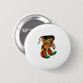 Rodeo-Clown Button (Vorne & Hinten)