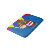 Rodeo Clown in der Badezimmerdekoration von Fass u Badematte (Schrägansicht)