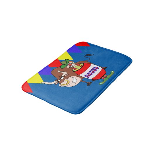 Rodeo Clown in der Badezimmerdekoration von Fass u Badematte (Schrägansicht)