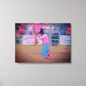 Rodeo Clown Leinwand Art (Vorderseite)