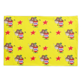 Rodeo Clown und Bull Personalize Pillow Case Kissenbezug