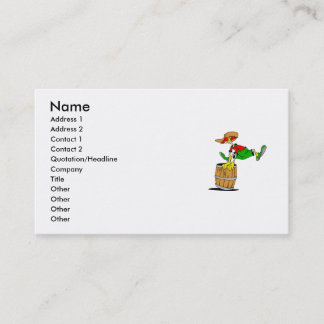 Rodeo-Clown Visitenkarte