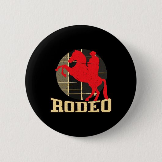 Rodeo Country Cowboys - Reiten Button (Vorderseite)