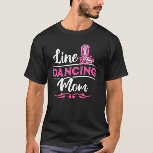 Rodeo Country Western Rosa Cowboy-Stiefel Line Dan T-Shirt