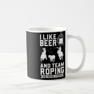 Rodeo Cowboy Barrel Racing Team Roping Horseback R Kaffeetasse