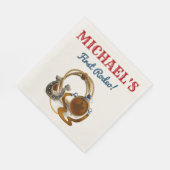 Rodeo Cowboy Birthday Party Napkins Serviette (Ecke)