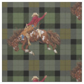 Rodeo Cowboy-Bronco Busting-Western Stoff (Nahaufnahme)
