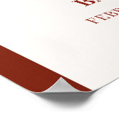 Rodeo Cowboy Cactus Beer Arch Baby Dusche Willkomm Poster (Ecke)