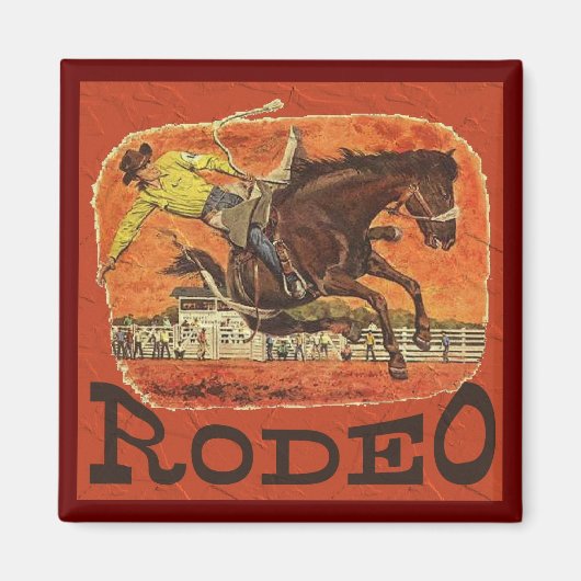 Rodeo Cowboy Magnet (Vorne)