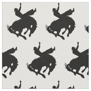 Rodeo Cowboy-Muster Stoff