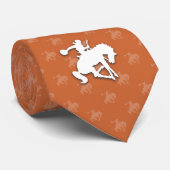 Rodeo Cowboy | Orange Krawatte (Gerollt)