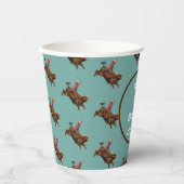 Rodeo Cowboy Pappbecher (Vorderseite)