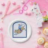 Rodeo Cowboy Pappteller (Party)