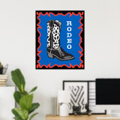 Rodeo Cowboy Poster (Heimbüro)