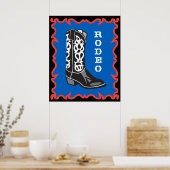 Rodeo Cowboy Poster (Küche)