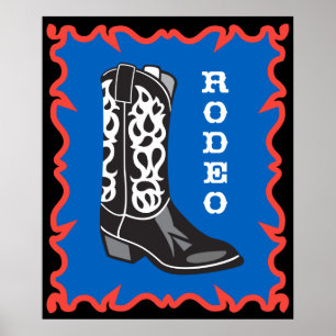 Rodeo-Cowboy Poster