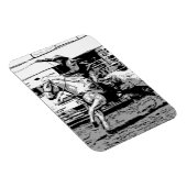 Rodeo Cowboy - Steer Roping Event Magnet (Rechte Seite)