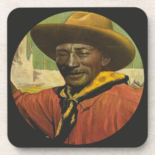 Rodeo Cowboy Steer Wrestling Untersetzer