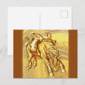 Rodeo Cowboy von Mark Edward Westerfield Postkarte (Vorne/Hinten)