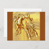 Rodeo Cowboy von Mark Edward Westerfield Postkarte (Vorne/Hinten)