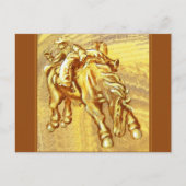 Rodeo Cowboy von Mark Edward Westerfield Postkarte (Vorderseite)