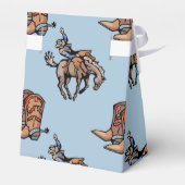 Rodeo Cowboy, Western Stiefel, Pferd, Land Geschenkschachtel (Rückseite)