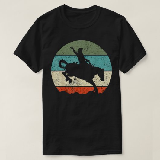 Rodeo Cowboy Western  T-Shirt (Design vorne)
