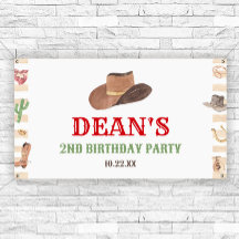 Rodeo Cowboy Western Wild West Birthday Party
