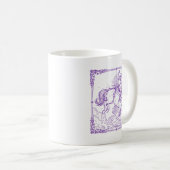 Rodeo-Cowboy Westernreiten Kaffeetasse (VorderseiteRechts)