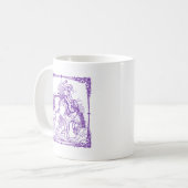 Rodeo-Cowboy Westernreiten Kaffeetasse (Vorderseite Links)