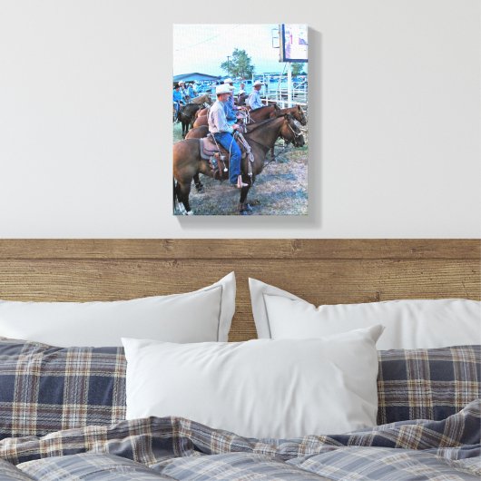 Rodeo Cowboys Leinwanddruck (Insitu (Schlafzimmer))