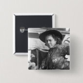 Rodeo-Cowgirl: 1940 Button (Vorne & Hinten)