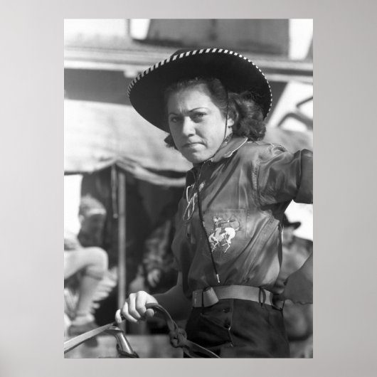 Rodeo Cowgirl: 1940 Poster (Vorne)