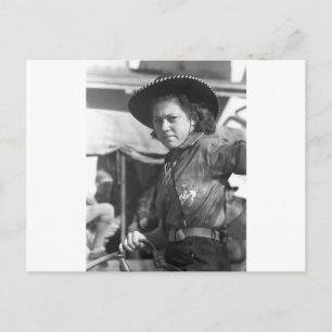 Rodeo Cowgirl: 1940 Postkarte