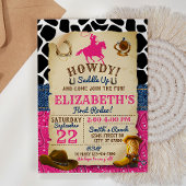 Rodeo Cowgirl Birthday Einladung
