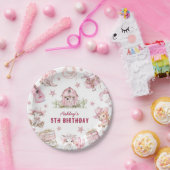 Rodeo Cowgirl Kindergeburtstag Pappteller (Party)