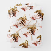 Rodeo Cowgirl (von C.M. Russell) Geschenkpapier Set (Beispiel)