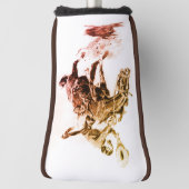 Rodeo Cowgirl (von C.M. Russell) Golf Headcover (Rotieren 90)