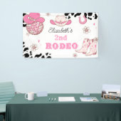 Rodeo Cowgirl Western Birthday Party Banner (Messeveranstaltung)