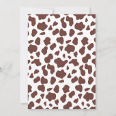 Rodeo Cowgirl Wild Western erster Geburtstag Einladung (Rückseite)