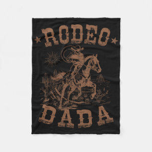 Rodeo Dada Western Cowboy Family Matching Vatersch Fleecedecke