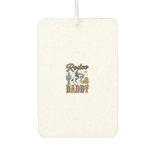 Rodeo Daddy Vintage Western Cowboy Shirt Design_1 Autolufterfrischer