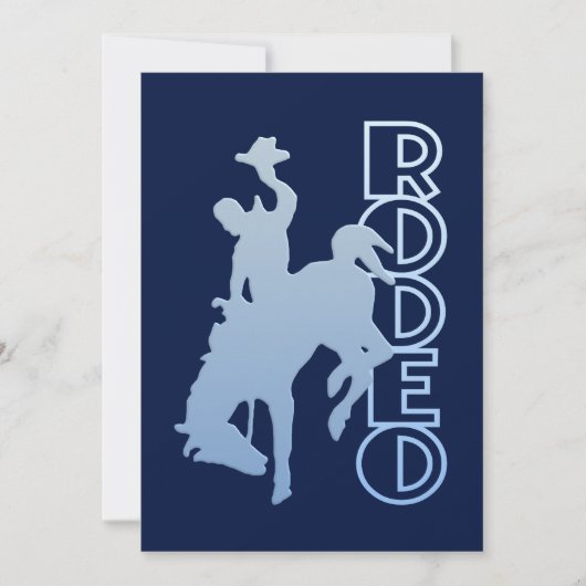 Rodeo-Einladung, anpassen Einladung (Vorderseite)