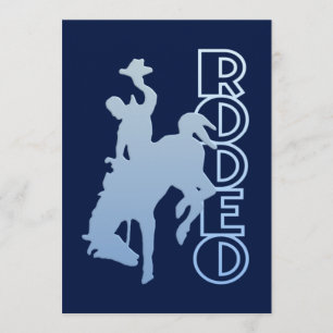 Rodeo-Einladung, anpassen Einladung