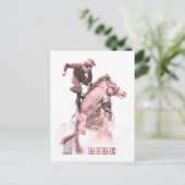 Rodeo Fahrt Postkarte (Stehend Vorderseite)