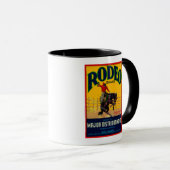 Rodeo Gemüse LabelSalinas, CA Tasse (VorderseiteRechts)