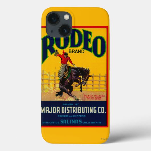 Rodeo GemüseLabelSalinas, CA Case-Mate iPhone Hülle (Rückseite)