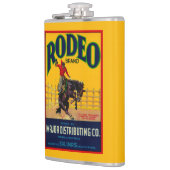 Rodeo GemüseLabelSalinas, CA Flachmann (Links)